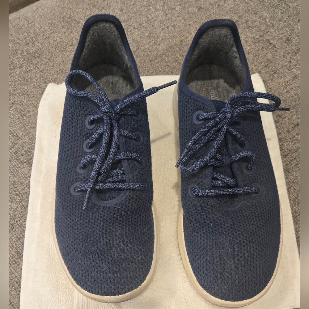 Allbirds Tree Runners Men's 10 Shoes Blue Sneakers